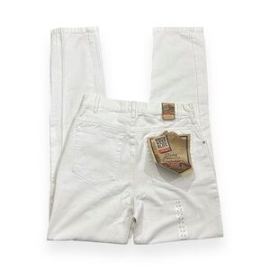 American Vintage High Rise White Jeans